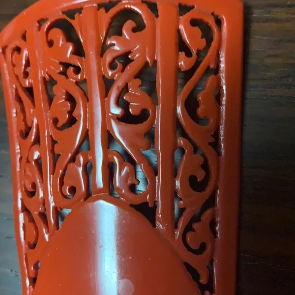 Vintage Deco Red Hair Comb - Picture 2 of 6